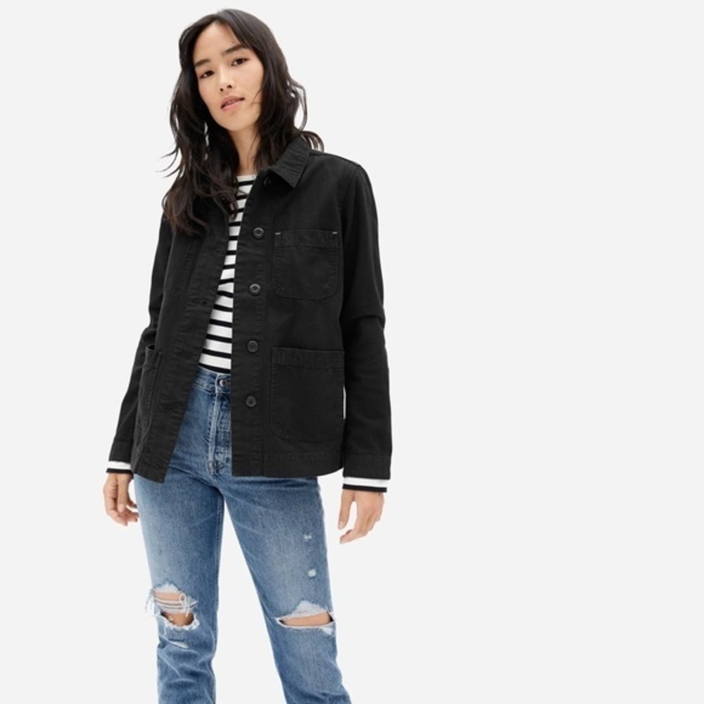 Everlane Chore Black Jacket M